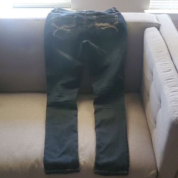 Mudd Blue Skinny Jeans with Sleek Modern Fit - Picture 5 of 9